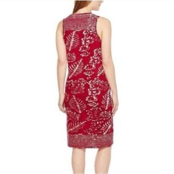 Lucky Brand Maroon Sleeveless Batik Dress Size XL - Picture 2 of 11